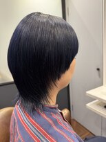 ミラレスカ 栄(MIRA RESCA)&nbsp;マッシュウルフ×ネイビーカラー