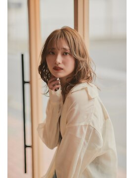 キングスベリー(Hair Relaxation King's Berry) 鎖骨ミディアム×明るめブラウン