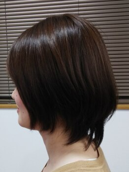 ヘアーサロン グロース(Growth)の写真/主婦層に支持される《Growth》の似合わせカット技術◇再現性の高いスタイルで忙しい朝の準備も楽チンに♪