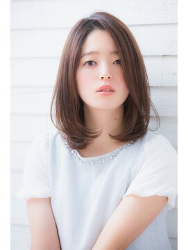 ラフ フロム ガーデン(Laf from GARDEN) 【寺尾拓巳】大人かわいい透明感ベージュひし形ミディアム