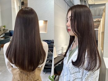 カレンアンドエクラート 大宮(KAREN&ECLART)の写真/明るめの白髪染め/白髪ぼかし/透明感のあるカラーをご提案♪[大宮/白髪染め/白髪ぼかし/髪質改善]