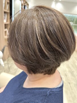 ディーボーイ 健軍店(D-BOY) ショートボブ/ベージュ/ハイライト