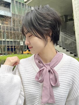 ジアン バイ ミルボン NU茶屋町+(GIEN by milbon) 大人の可愛さショート/透明感/抜け感/冬ショート