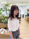 【OceanHair&Life田中愛梨】ブリーチなしボルドーカラー