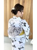 ヘアアレンジ/浴衣着付け/兵児帯アレンジ