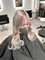 シェイロ(Cielro)&nbsp;【ホワイトカラー×裾デザイン×ポイントピンク】SAKI