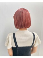 ミィ(me.)&nbsp;韓国ペールピンク×ダブルカラー/ミニボブ/ショートボブ/艶髪