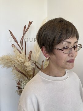 アンジュール 明るめ白髪染め