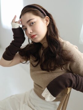 ミリー 梅田店(milly) チョコレートブラウン×フェミニンロング【milly梅田】