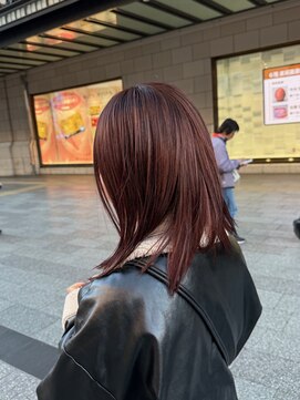 トッカ ヘアアンドトリートメント 難波店 色落ちも可愛い☆バイオレットブラウン
