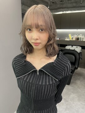 ロテ 名古屋 名駅店(Lote.) イメチェン/ホワイトブロンド/外ハネボブ/美髪