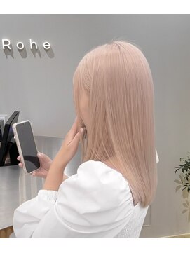 ローエ バイ デコ(Rohe by DECO) 【長谷川】ペールコーラル/ミルクティー系