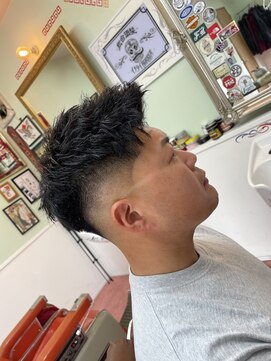 いなたいバーバー スパイクパーマ