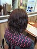 【朝の時短に】似合わせカット＋デザインパーマ＋2STEPトリートメント