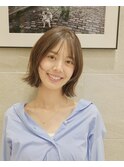 カジュアルフェミニンボブ
