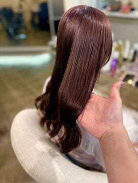 アモア(amoa) 透明感とツヤ感重視◎ピンクブラウン