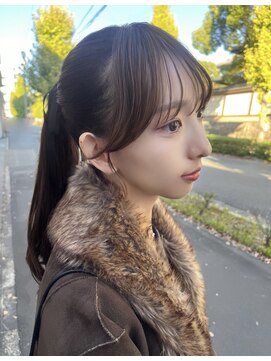 【Kurumi】"モテ可愛い"顔まわりおくれ毛　似合わせlayer cut♪