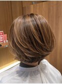 レイヤーボブ × ハイライト