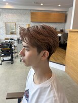 シーソー(SEE-SAW) ベージュカラー×毛流れアップバング