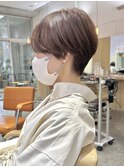 毛流れマッシュショート