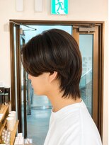 コア(CO:A) ニュアンスパーマ センターパート毛流れナチュラル韓国ヘア眉毛