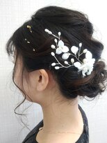 サロン ド オリーブ シニョン/ヘアセット/結婚式/お呼ばれヘア