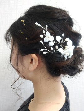 サロン ド オリーブ シニョン/ヘアセット/結婚式/お呼ばれヘア