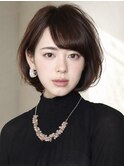 ショートボブ/前髪あり/大人ショート/30代/40代/50代