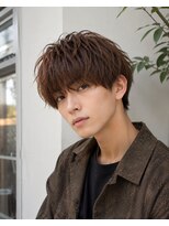 MEN's Baguz MEN'Sカット/ MEN'Sパーマ/ MEN'Sカラー 韓国風マッシュニュアンスパーマ重めバング束感メンズヘア