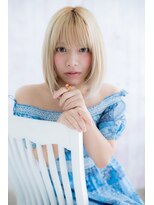 ヘアアンドビューティー ミック(Hair & Beauty miq)&nbsp;スパイシー＆キュート★ハイトーンミディ(miq阿佐ヶ谷)