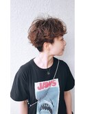 くせ毛風ボーイッシュパーマ