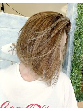 トーク 伊丹本店(TAL'KE) TAL'KE/バレイヤージュ×ホワイトベージュMIX_398