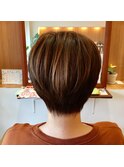 明るめマッシュショート