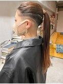 【roijir 表参道 山岸】スキンフェード女子 ツーブロック ロング
