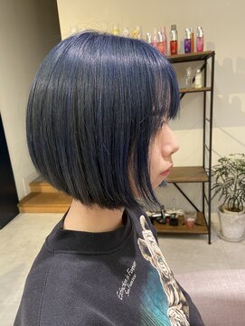 ルル カリス(lulu CHARIS) ネイビーブルー