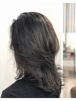 スカイ イケダ(Sky ikeda)&nbsp;ロングレイヤー/アッシュブラック