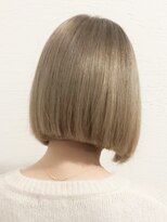 ローグ ヘアー 金町店(Rogue HAIR) ローグ金町美容室(TAKA)マロンカーキグレージュ切りっぱなしボブ