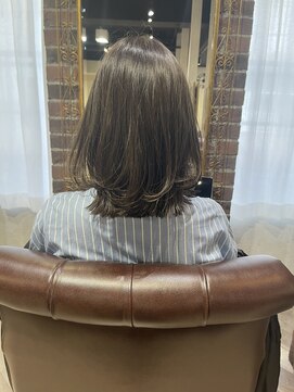 シエル 藤沢店(CIEL) 外ハネグレージュミディ