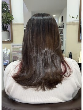 コアフィールフィス(COIFFURE fils) 新規お得クーポンあり【見附 今町】ゆるふわインナーカラー