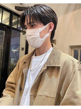 アットラブ バイ ベル(at'LAV by Belle) 【お客様ヘア】大人気メンズ!刈り上げないセンターパート