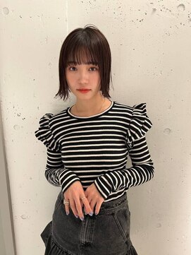 ガリカ 蔵前(Gallica) 【竹之内蔵人】ぱっつんボブ/外ハネボブ/透明感地毛風カラー