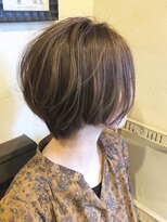 ヘアーアンドメイク グリーン(hair&make green) 大人可愛いヌーディーボブ