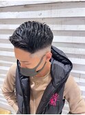束感ショートツーブロックマッシュアップバング