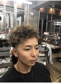ツイストスパイラルパーマ <渋谷> <理容室> <バーバー>