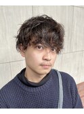 可愛い系!メンズスパイラルパーマ