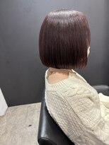 アールヘアー(ar hair) 【村松一輝】毎朝が楽になるほんのり前下がりボブ