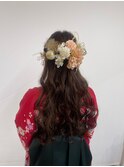 【BelleCoupes】卒業式 袴着付け 着物ヘア ハーフアップ