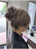 ゆるふわお団子ヘア