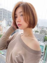 ロンド ロワール 門前仲町(Lond Loire)&nbsp;韓国顔周りレイヤーカット×ショートボブ/髪質改善[門前仲町]