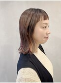 【LatelierContent yumi】ミディアム大人ボブ　前髪ぱっつんVer